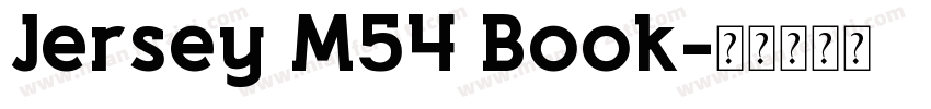 Jersey M54 Book字体转换